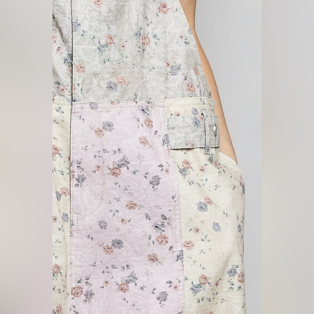 POL Blush Meadow Balloon-Leg Overalls - Picture 7 of 7